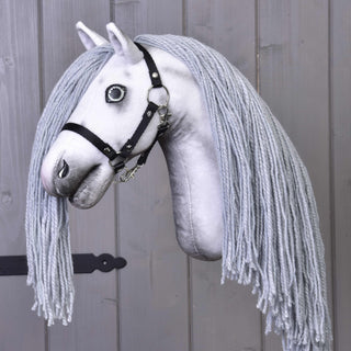 Hobby Horse jednorožec Silver s uzdou a ohlávkou