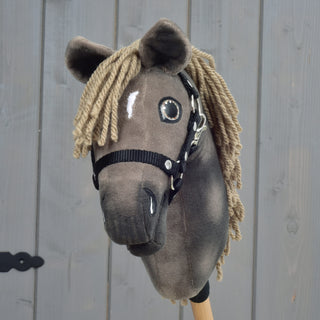 Hobby Horse Avalon s černou ohlávkou, velikost XS
