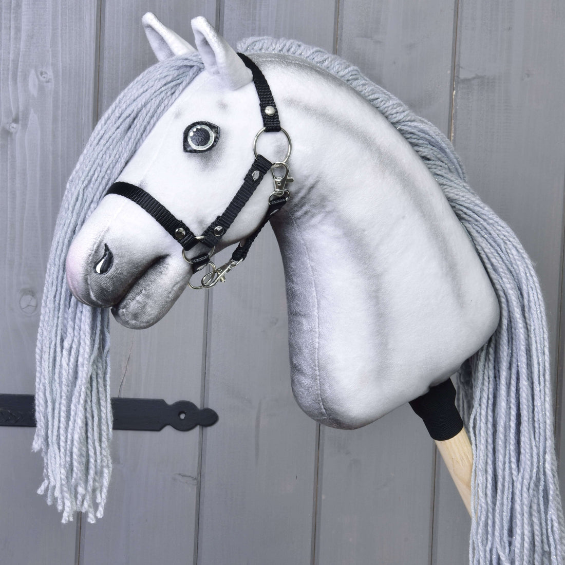 Hobby Horse jednorožec Silver s uzdou a ohlávkou
