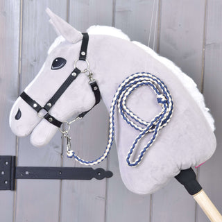 Hobby Horse - vodítko Knitted Cremo-Blue