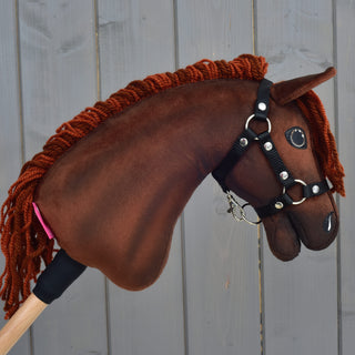 Hobby Horse Rebel s černou Ohlávkou - velikost XS