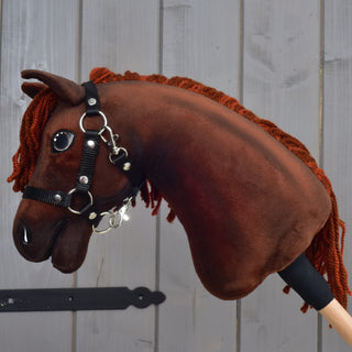Hobby Horse Rebel s černou Ohlávkou - velikost XS