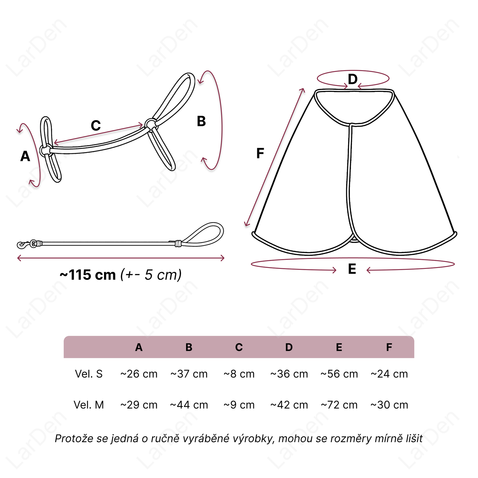 Size guide – Set Harmony – CS