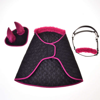 Set Thermo Pinkie (čabraka + deka + ohlávka s beránkem)